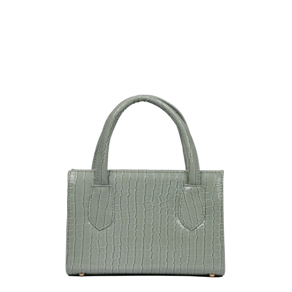 Turquoise Croco Bag
