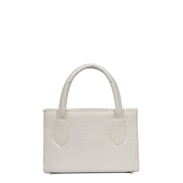 White Croco Bag