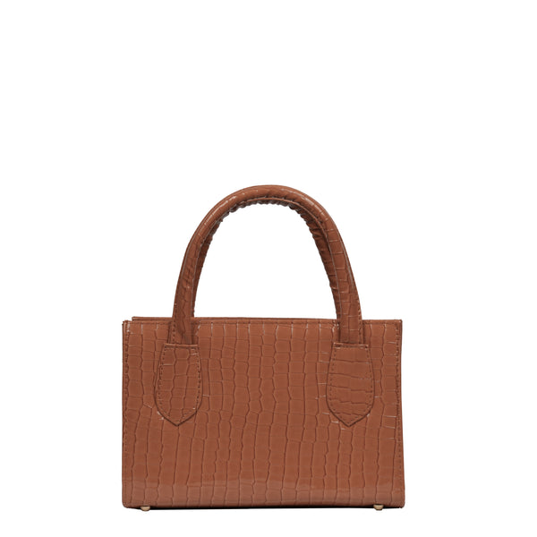 Brown Croco Bag