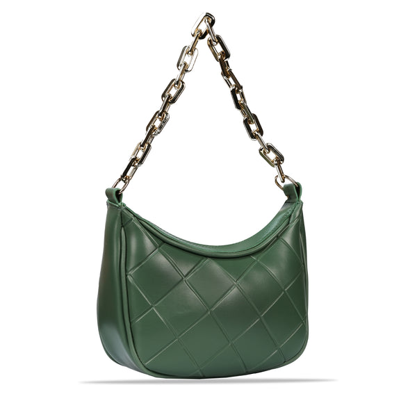 Olive Green Quited Bag